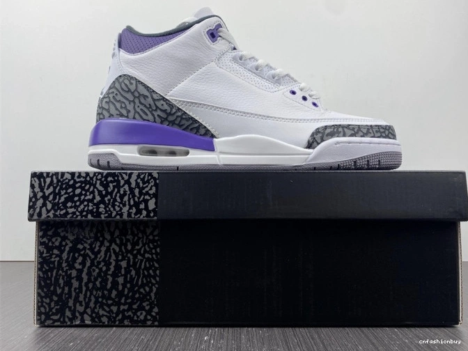 CT8532-105 'Dark Retro Jordan 3 Air Iris' 1122